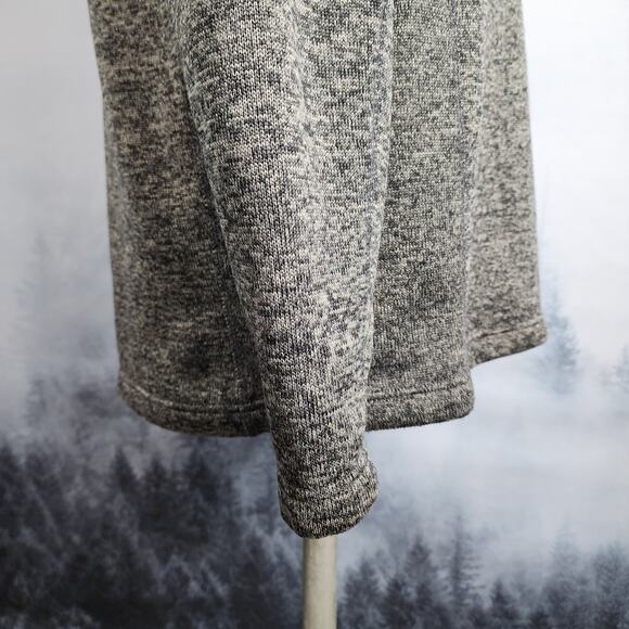 Eddie Bauer Fleece 1/4-Zip Heather Charcoal Pullover | Men's Medium - Picture 8 of 14